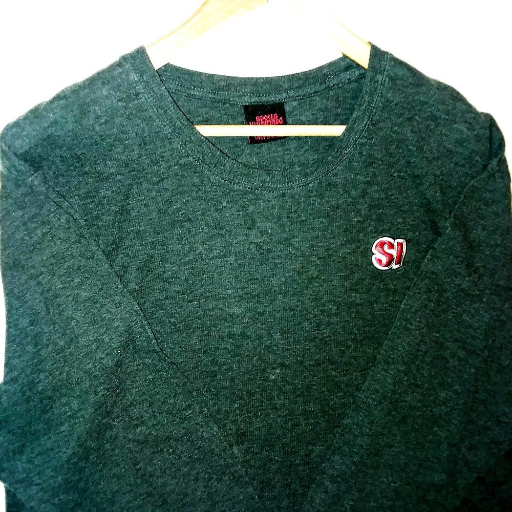 Sports Illustrated Thermal Shirt Gray Sz XL